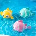 Set Of 3 Little Playing Water Toy Clown Fish - Wind-Up Fish Bath Toys - Self-Propelled Swimming Action For Bathtub & Pool Fun, Battery-Free, Perfect For Gifts - Summer Bathroom Bath Toy 
