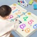 64-Page Reusable Magic Exercise Book for Youngsters - Ideal Early Childhood Educational Material, Perfect Gift for Kindergarten, Youngsters & Preschoolers - White/Blue, No Power Needed, Early Learning Tool | Interactive Learning | Wipeable Surface