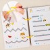 64-Page Reusable Magic Exercise Book for Youngsters - Ideal Early Childhood Educational Material, Perfect Gift for Kindergarten, Youngsters & Preschoolers - White/Blue, No Power Needed, Early Learning Tool | Interactive Learning | Wipeable Surface