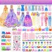 Fashion 91pcs 11.5 Inch Girl Doll With Clothes Accessories And Closet, Princess Gowns, Fashion Dresses, Outfits, Swimsuits.Doll Dress Up Toys For Girls Kids Toddlers.Christmas Gift For Ages 3+